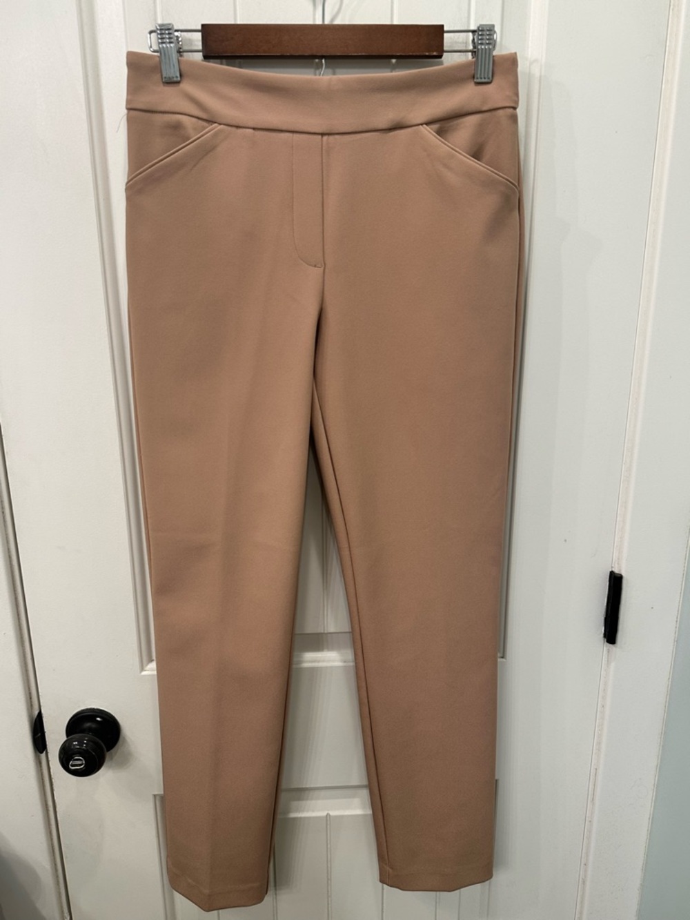 Rachel Zoe Camel Tan Ankle Dress Pants Stretch Trousers Size 6